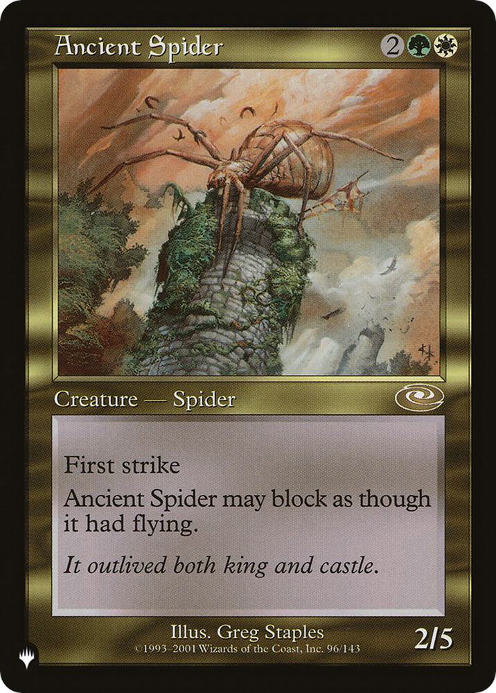 Ancient Spider 96/143 (The List Reprints)  | Good Games Adelaide SA