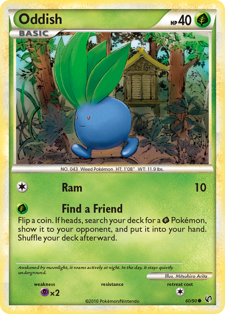 Oddish (60/90) [HeartGold & SoulSilver: Undaunted] | Good Games Adelaide SA