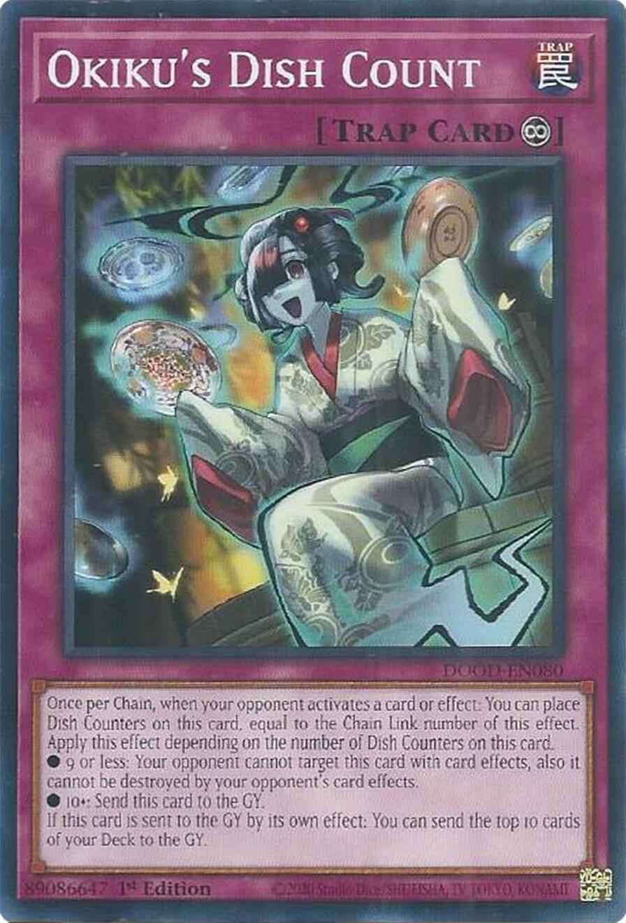 Okiku's Dish Count [DOOD-EN080] Common | Good Games Adelaide SA