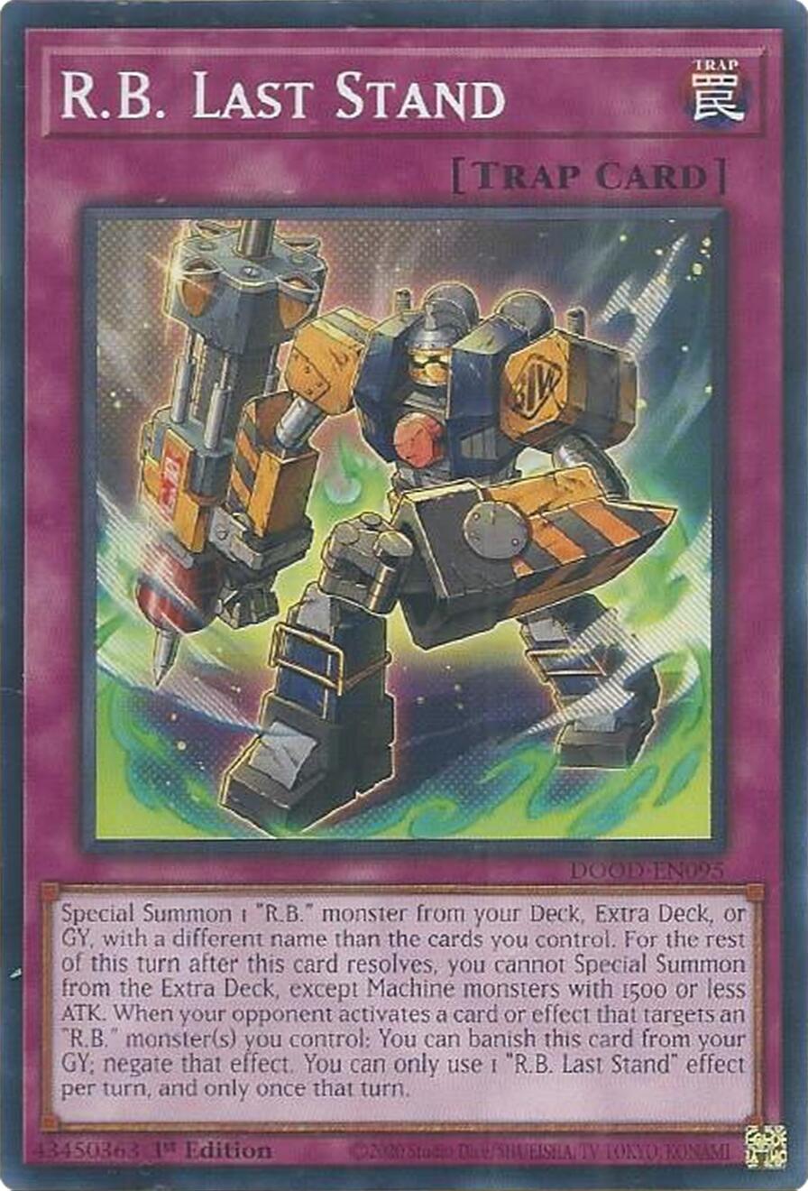 R.B. Last Stand [DOOD-EN095] Common | Good Games Adelaide SA
