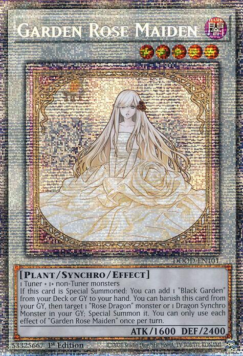 Garden Rose Maiden [DOOD-EN101] Starlight Rare | Good Games Adelaide SA