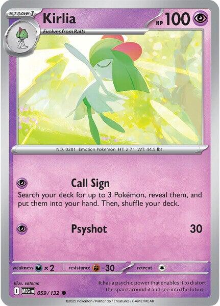 Kirlia (059/132) [Mega Evolutions: Base Set] | Good Games Adelaide SA