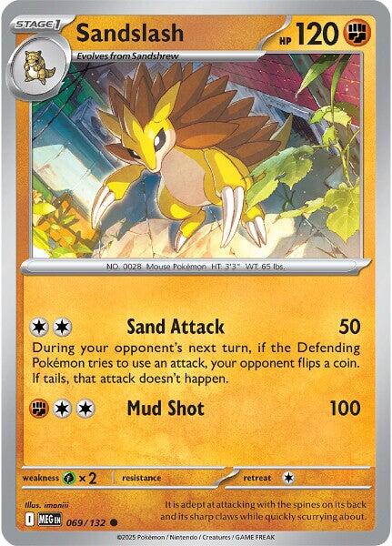 Sandslash (069/132) [Mega Evolutions: Base Set] | Good Games Adelaide SA