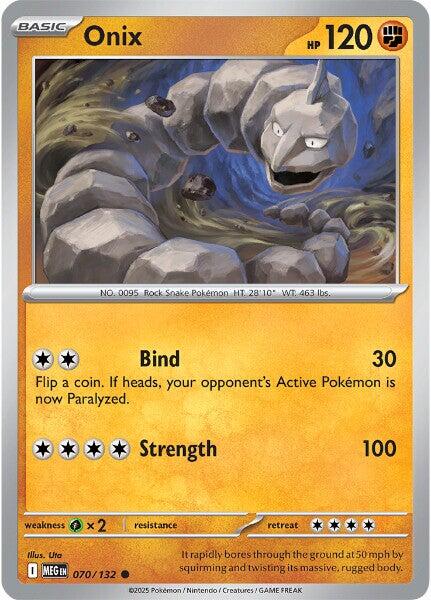 Onix (070/132) [Mega Evolutions: Base Set] | Good Games Adelaide SA