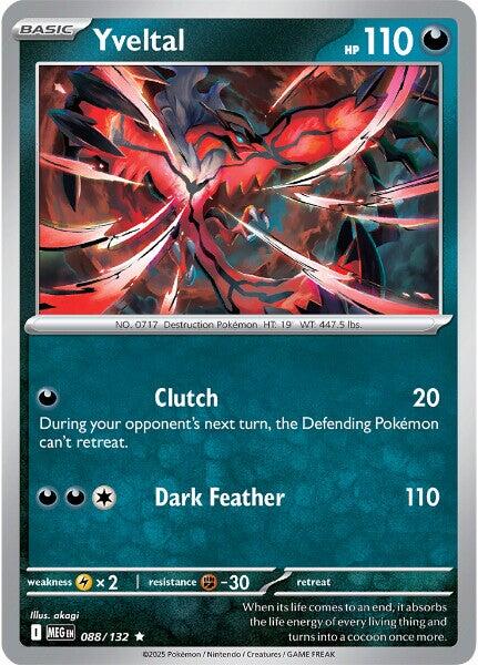 Yveltal (088/132) [Mega Evolutions: Base Set] | Good Games Adelaide SA