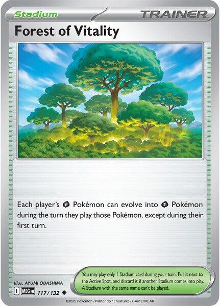 Forest of Vitality (117/132) [Mega Evolutions: Base Set] | Good Games Adelaide SA