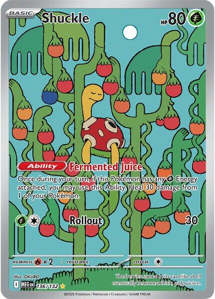 Shuckle (136/132) [Mega Evolutions: Base Set] | Good Games Adelaide SA