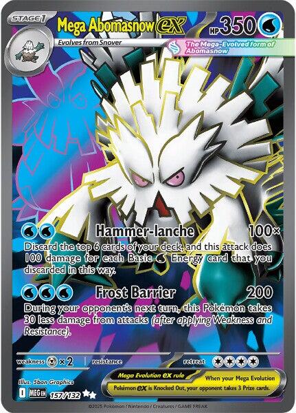 Mega Abomasnow ex (157/132) [Mega Evolutions: Base Set] | Good Games Adelaide SA