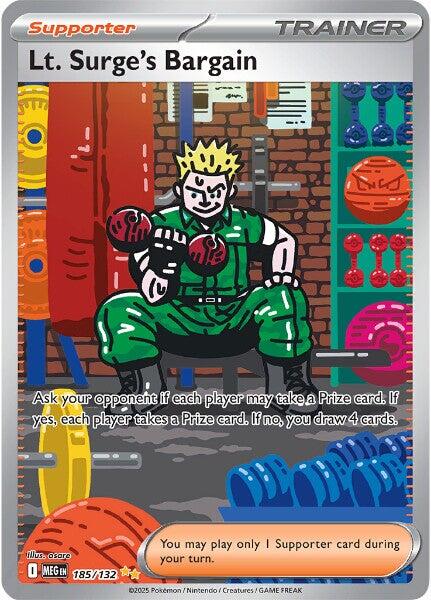 Lt. Surge's Bargain (185/132) [Mega Evolutions: Base Set] | Good Games Adelaide SA