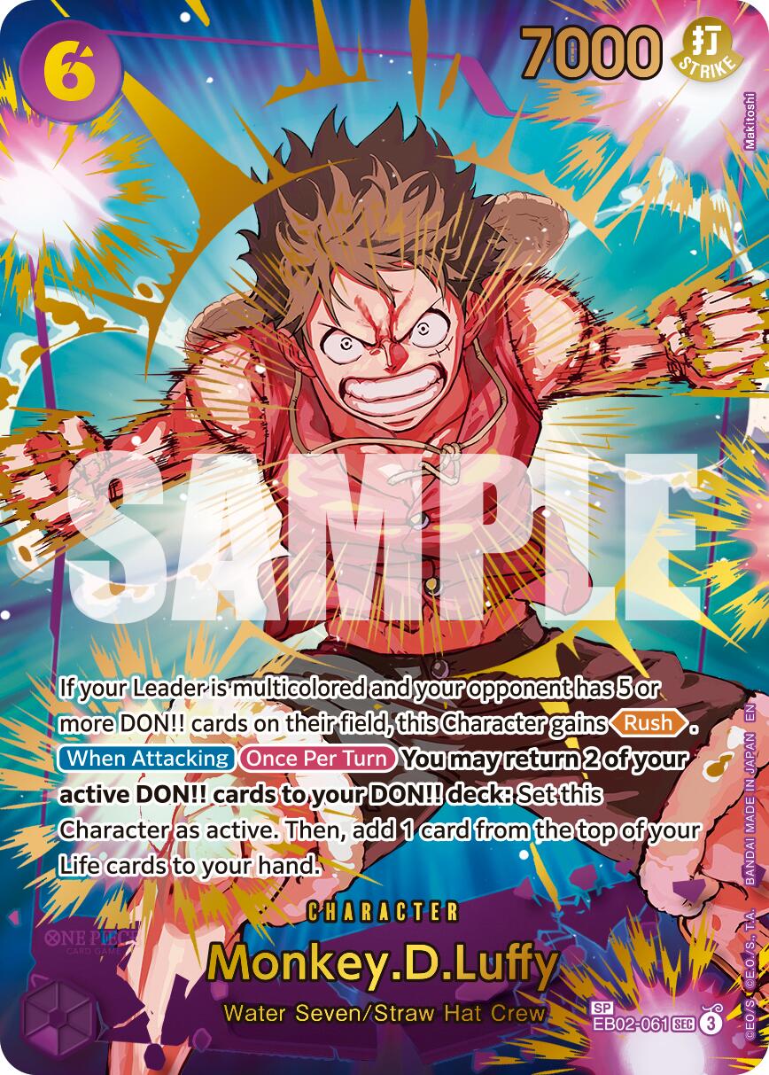 Monkey.D.Luffy (EB02-061) (SP) [Premium Booster -The Best- Vol. 2] | Good Games Adelaide SA