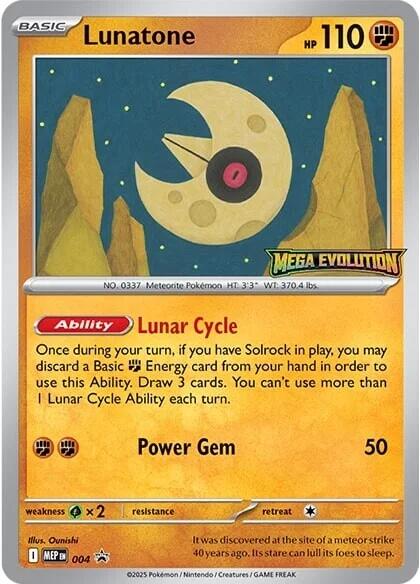 Lunatone (004) [Mega Evolutions Promo] | Good Games Adelaide SA