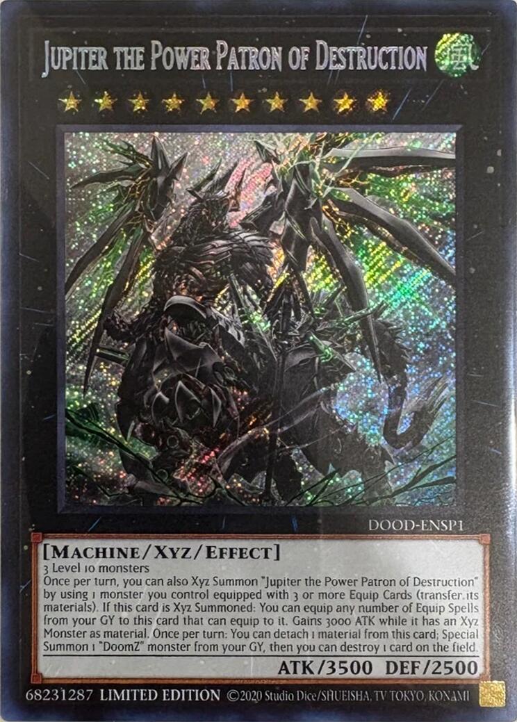 Jupiter the Power Patron of Destruction (SR) [DOOD-ENSP1] Ultra Rare | Good Games Adelaide SA