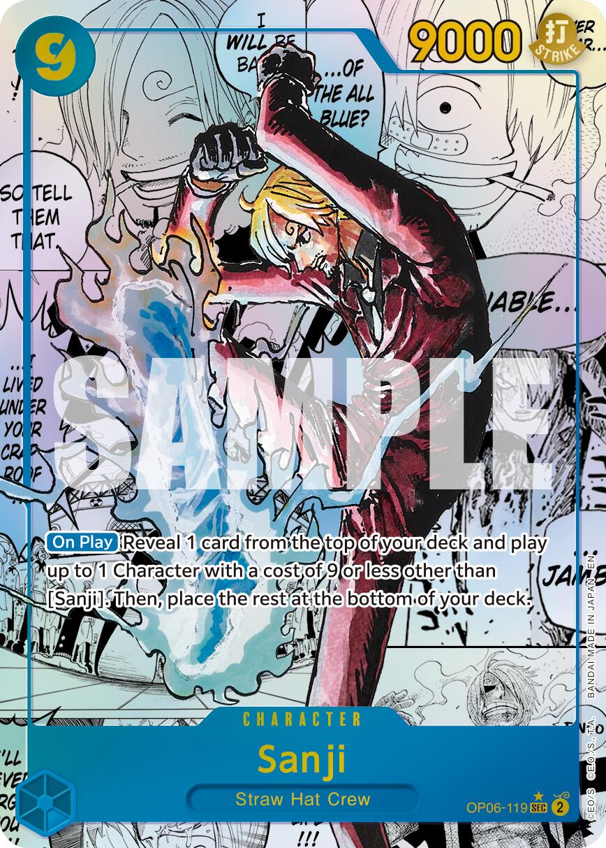 Sanji (Manga) [Premium Booster -The Best- Vol. 2] | Good Games Adelaide SA