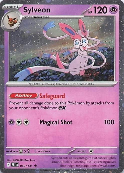 Sylveon (040/131) (Cosmos Holo) [Miscellaneous Cards] | Good Games Adelaide SA