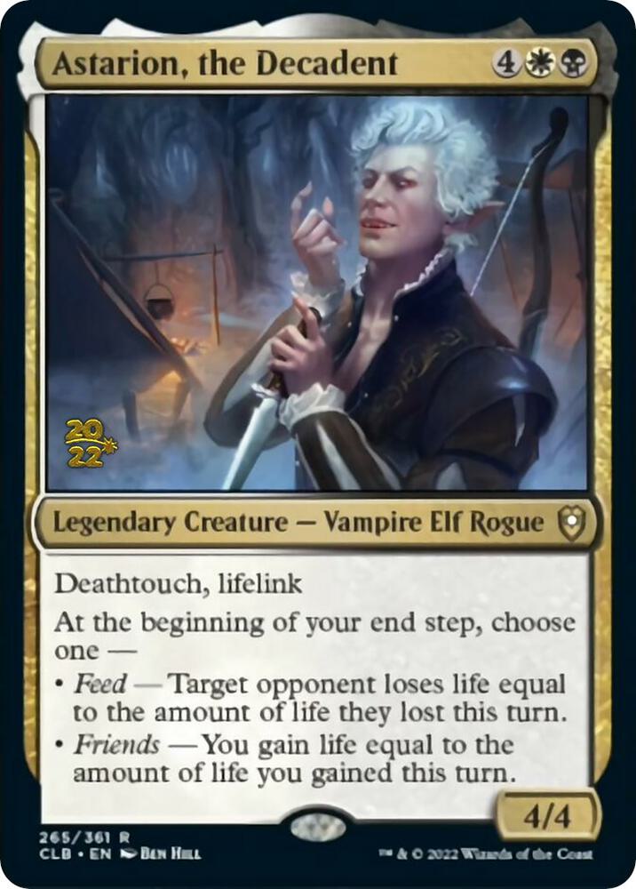 Astarion, the Decadent 265 (Prerelease Cards)  - PreRelease Foil | Good Games Adelaide SA