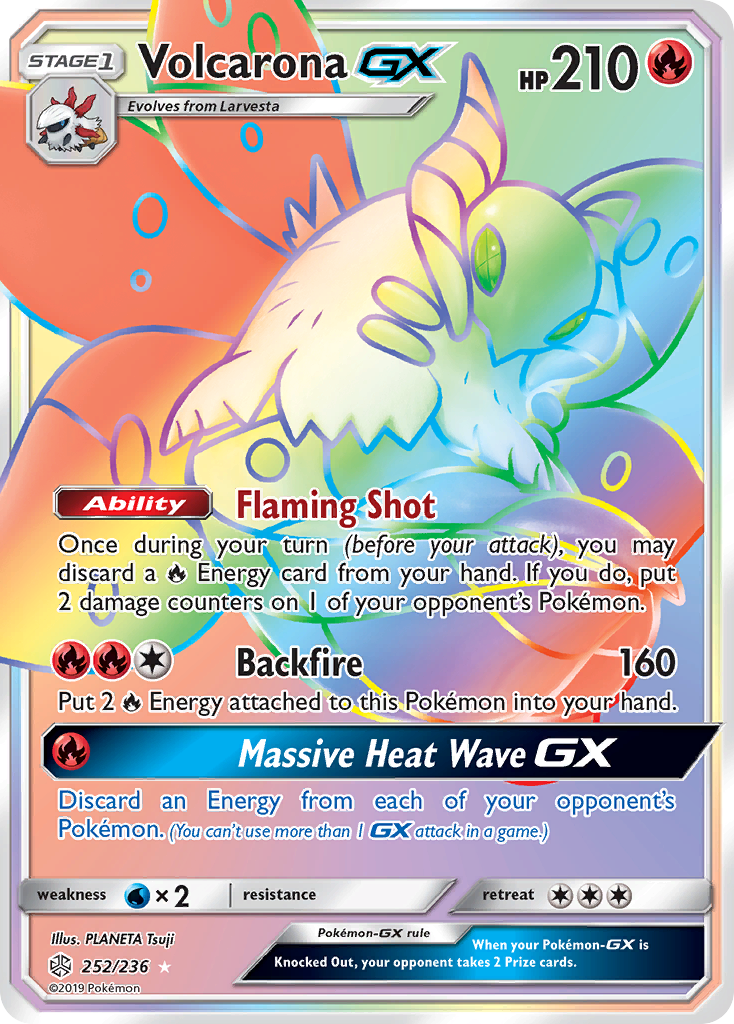 Volcarona GX (252/236) [Sun & Moon: Cosmic Eclipse] | Good Games Adelaide SA
