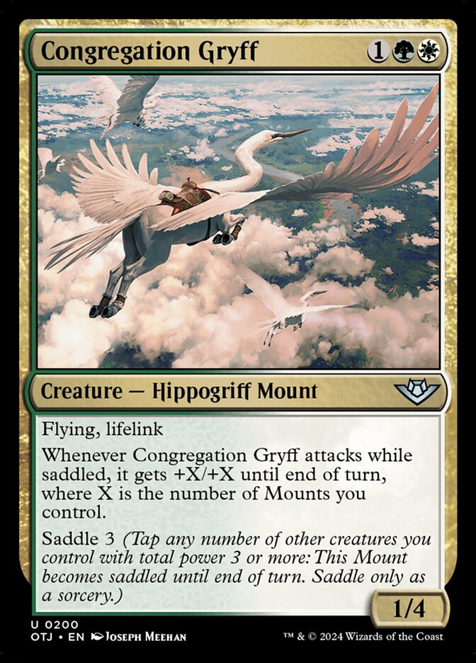 Congregation Gryff 200 (Outlaws of Thunder Junction)  | Good Games Adelaide SA