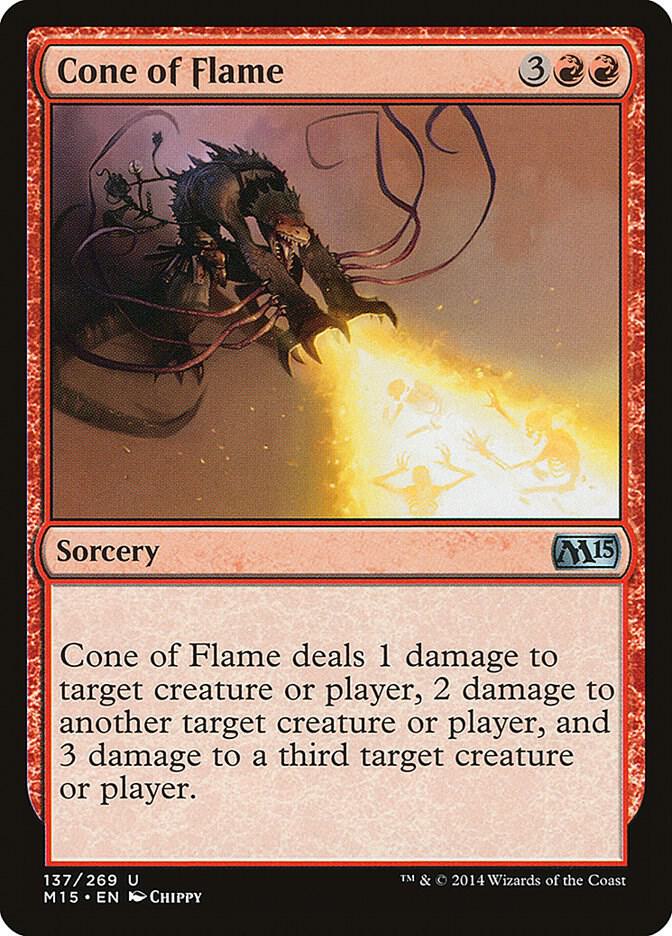 Cone of Flame 137 (Magic 2015 (M15))  - Foil | Good Games Adelaide SA