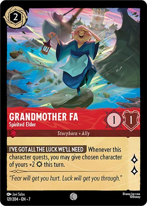 Grandmother Fa Spirited Elder 121/204 (Archazia's Island)  - Cold Foil | Good Games Adelaide SA