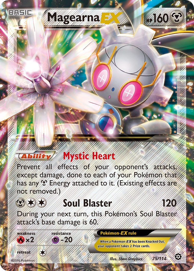 Magearna EX (75/114) [XY: Steam Siege] | Good Games Adelaide SA