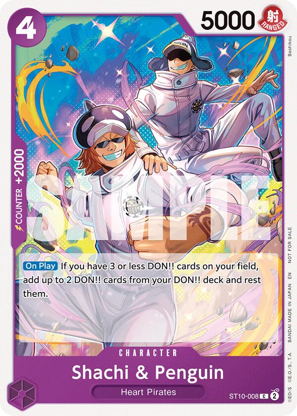 Shachi & Penguin (Tournament Pack 2025 Vol. 4) [One Piece Promotion Cards] | Good Games Adelaide SA