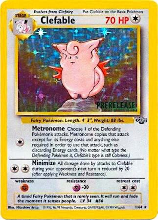 Clefable Prerelease 01/64 (WoTC Promo)  - Holofoil | Good Games Adelaide SA