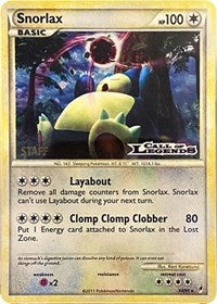 Snorlax (33/95) (Staff Prerelease Promo) [Nintendo: Black Star Promos] | Good Games Adelaide SA