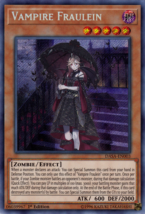 Vampire Fraulein [DASA-EN003] Secret Rare | Good Games Adelaide SA