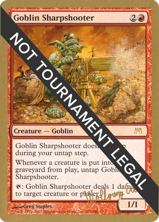 Goblin Sharpshooter 2003 Wolfgang Eder ONS  (World Championship Decks)  | Good Games Adelaide SA