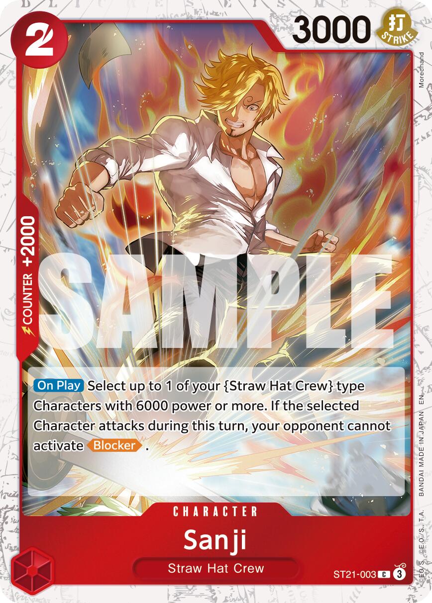 Sanji (ST21-003) (Pirate Foil) [Premium Booster -The Best- Vol. 2] | Good Games Adelaide SA