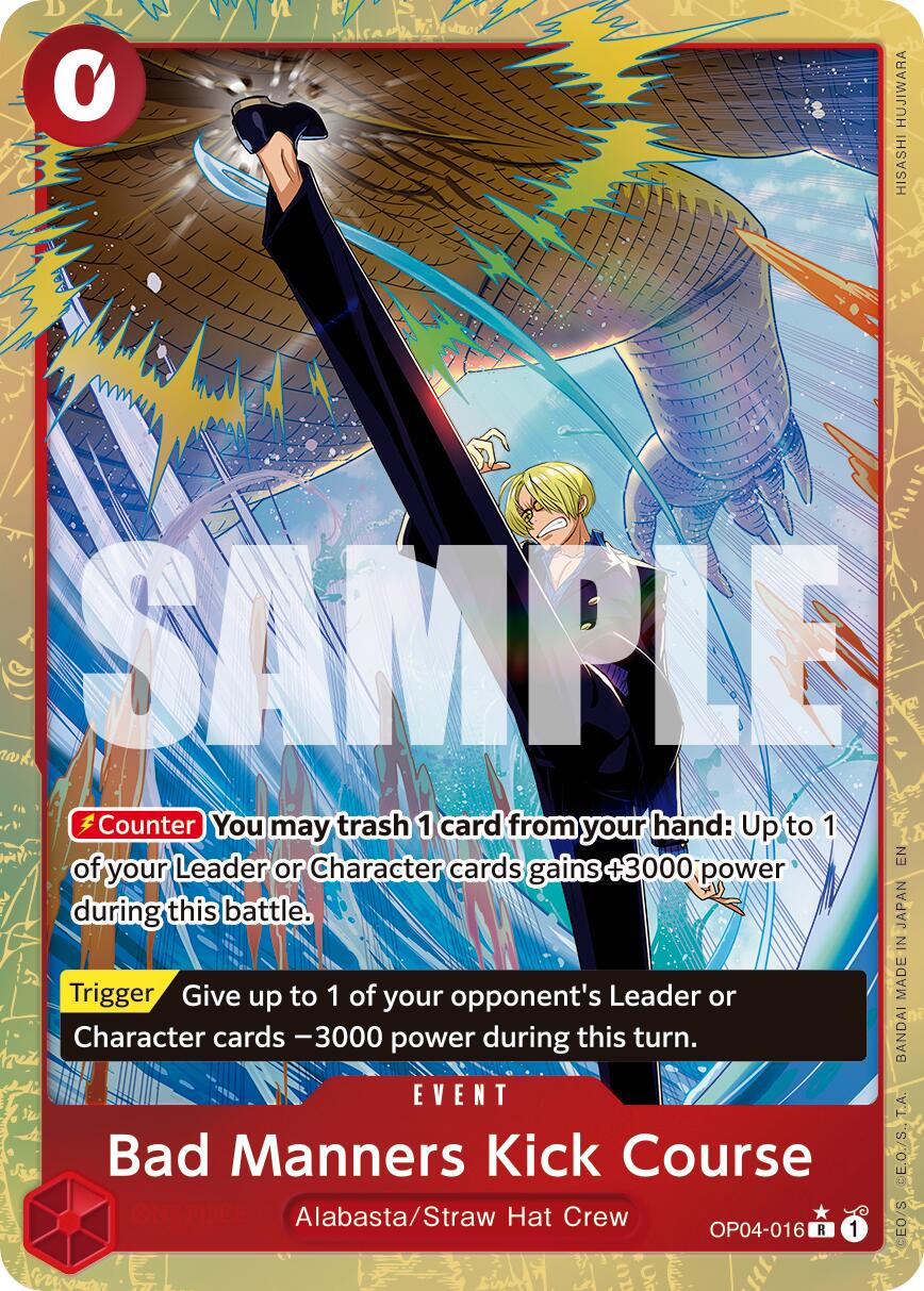 Bad Manners Kick Course (Alternate Art) [Premium Booster -The Best- Vol. 2] | Good Games Adelaide SA