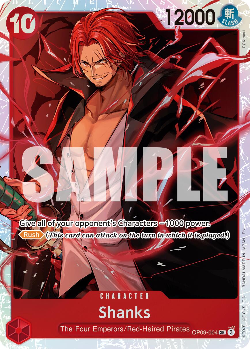 Shanks (OP09-004) (Reprint) [Premium Booster -The Best- Vol. 2] | Good Games Adelaide SA