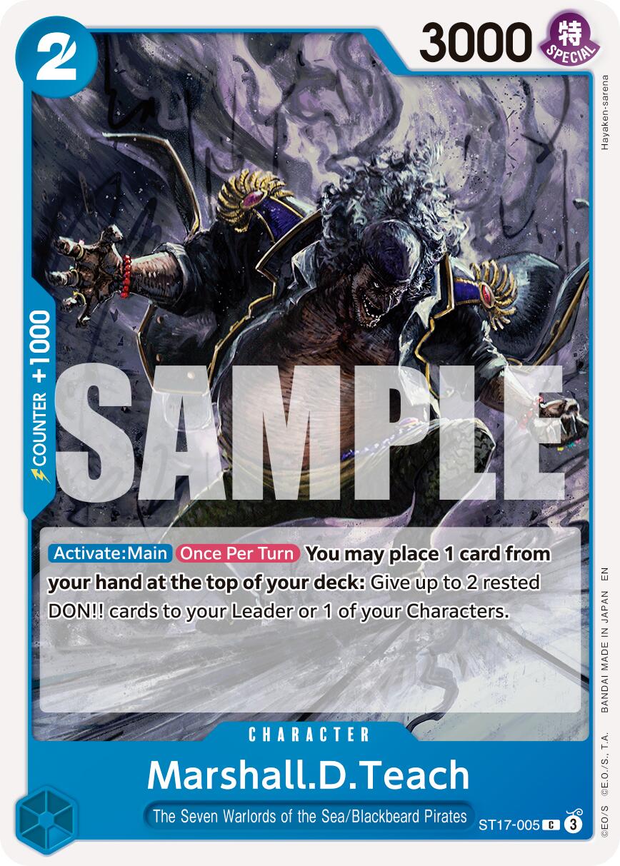 Marshall.D.Teach (ST17-005) [Premium Booster -The Best- Vol. 2] | Good Games Adelaide SA