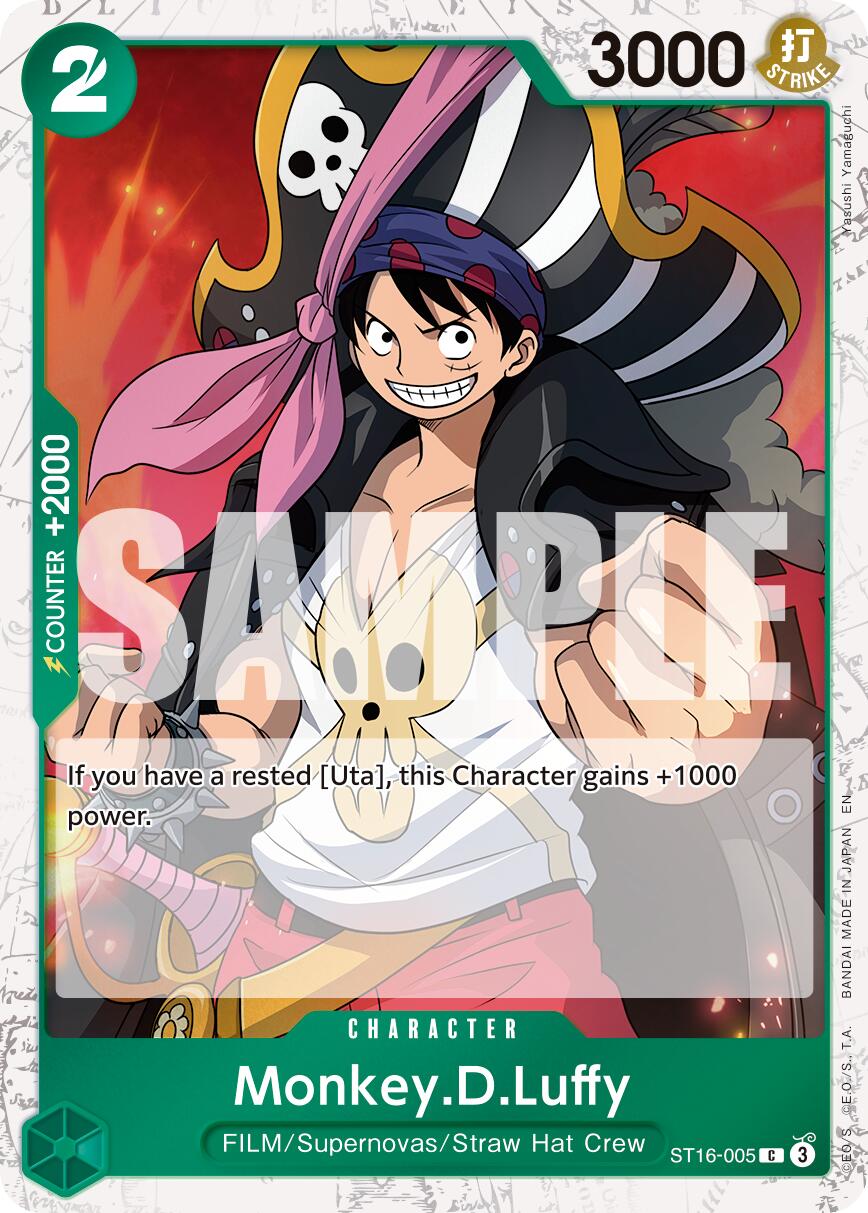Monkey.D.Luffy (ST16-005) (Pirate Foil) [Premium Booster -The Best- Vol. 2] | Good Games Adelaide SA