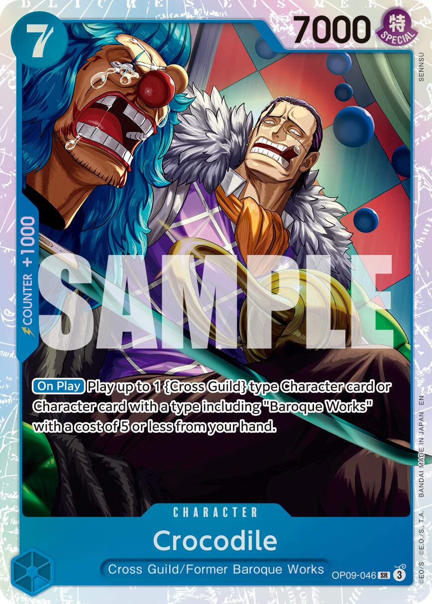 Crocodile (OP09-046) (Reprint) [Premium Booster -The Best- Vol. 2] | Good Games Adelaide SA
