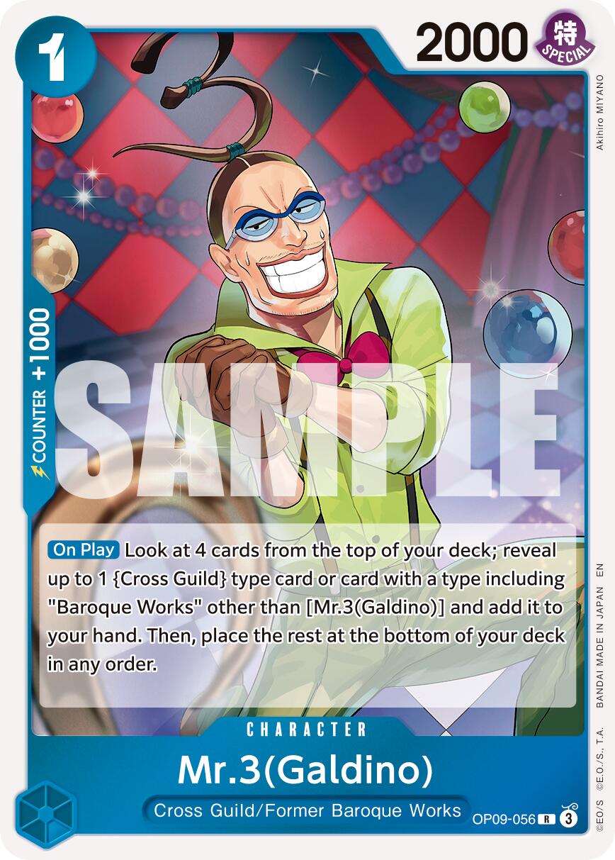 Mr.3(Galdino) (OP09-056) (Reprint) [Premium Booster -The Best- Vol. 2] | Good Games Adelaide SA