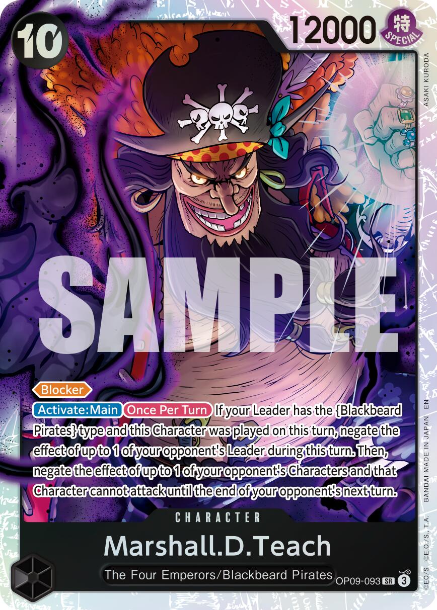 Marshall.D.Teach (OP09-093) (Reprint) [Premium Booster -The Best- Vol. 2] | Good Games Adelaide SA