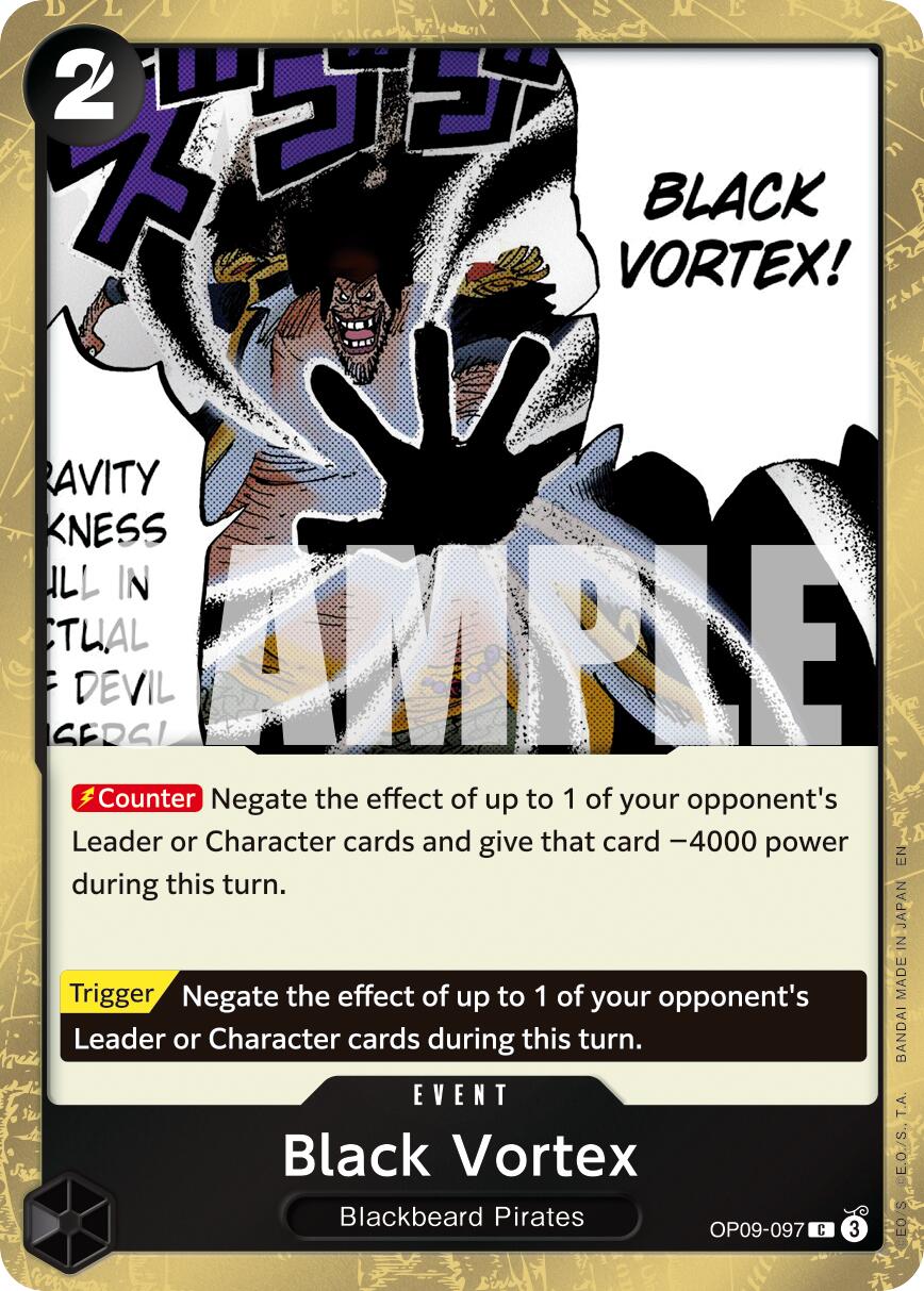 Black Vortex (Pirate Foil) [Premium Booster -The Best- Vol. 2] | Good Games Adelaide SA