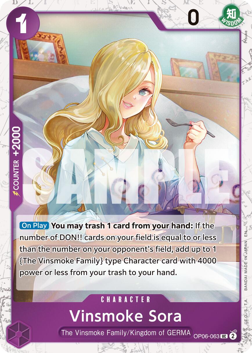 Vinsmoke Sora (Pirate Foil) [Premium Booster -The Best- Vol. 2] | Good Games Adelaide SA