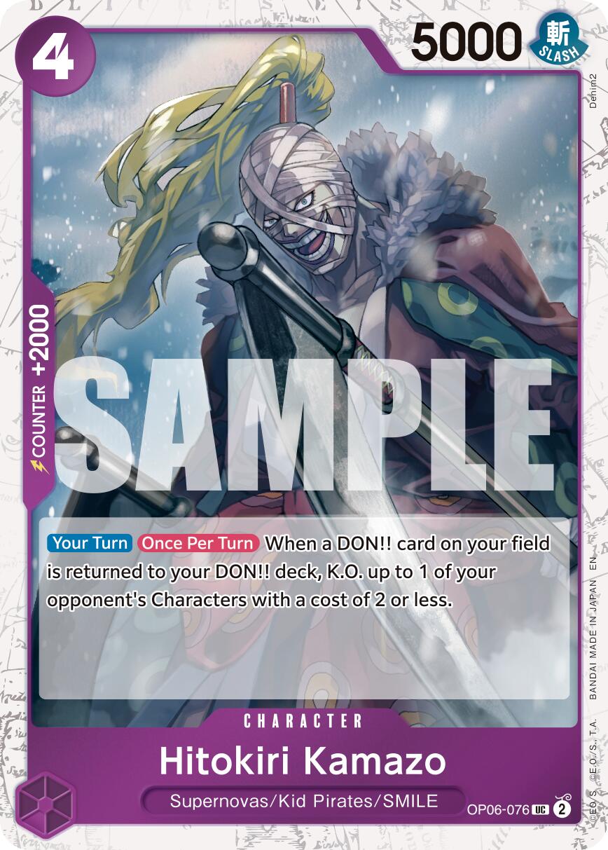 Hitokiri Kamazo (Pirate Foil) [Premium Booster -The Best- Vol. 2] | Good Games Adelaide SA