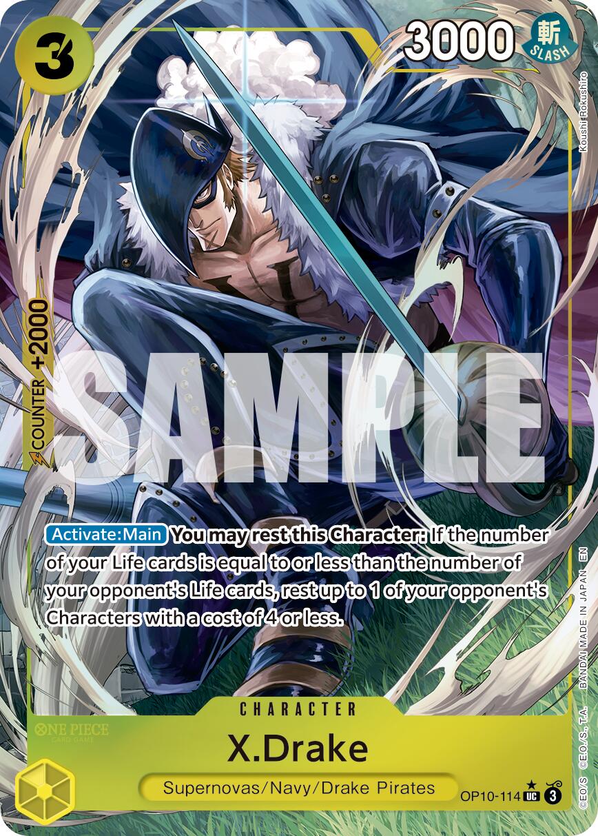 X.Drake (Alternate Art) [Premium Booster -The Best- Vol. 2] | Good Games Adelaide SA