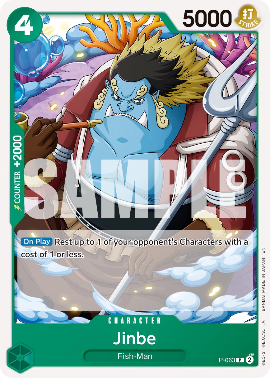 Jinbe (P-063) (Reprint) [Premium Booster -The Best- Vol. 2] | Good Games Adelaide SA