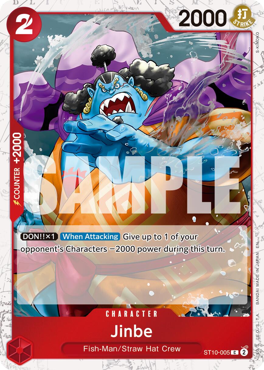 Jinbe (ST10-005) (Pirate Foil) [Premium Booster -The Best- Vol. 2] | Good Games Adelaide SA