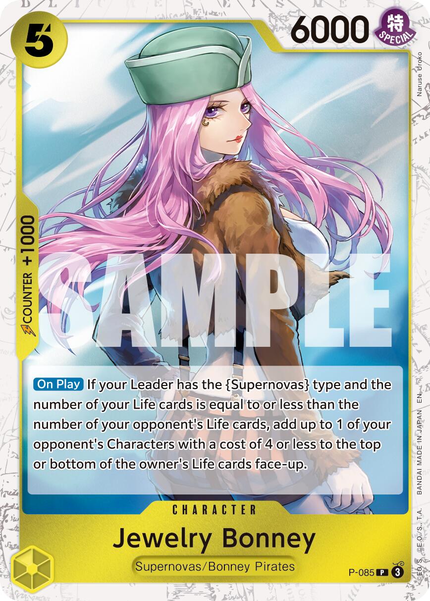 Jewelry Bonney (P-085) (Pirate Foil) [Premium Booster -The Best- Vol. 2] | Good Games Adelaide SA