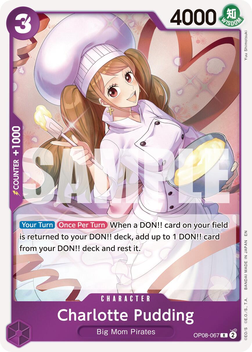 Charlotte Pudding (OP08-067) (Reprint) [Premium Booster -The Best- Vol. 2] | Good Games Adelaide SA