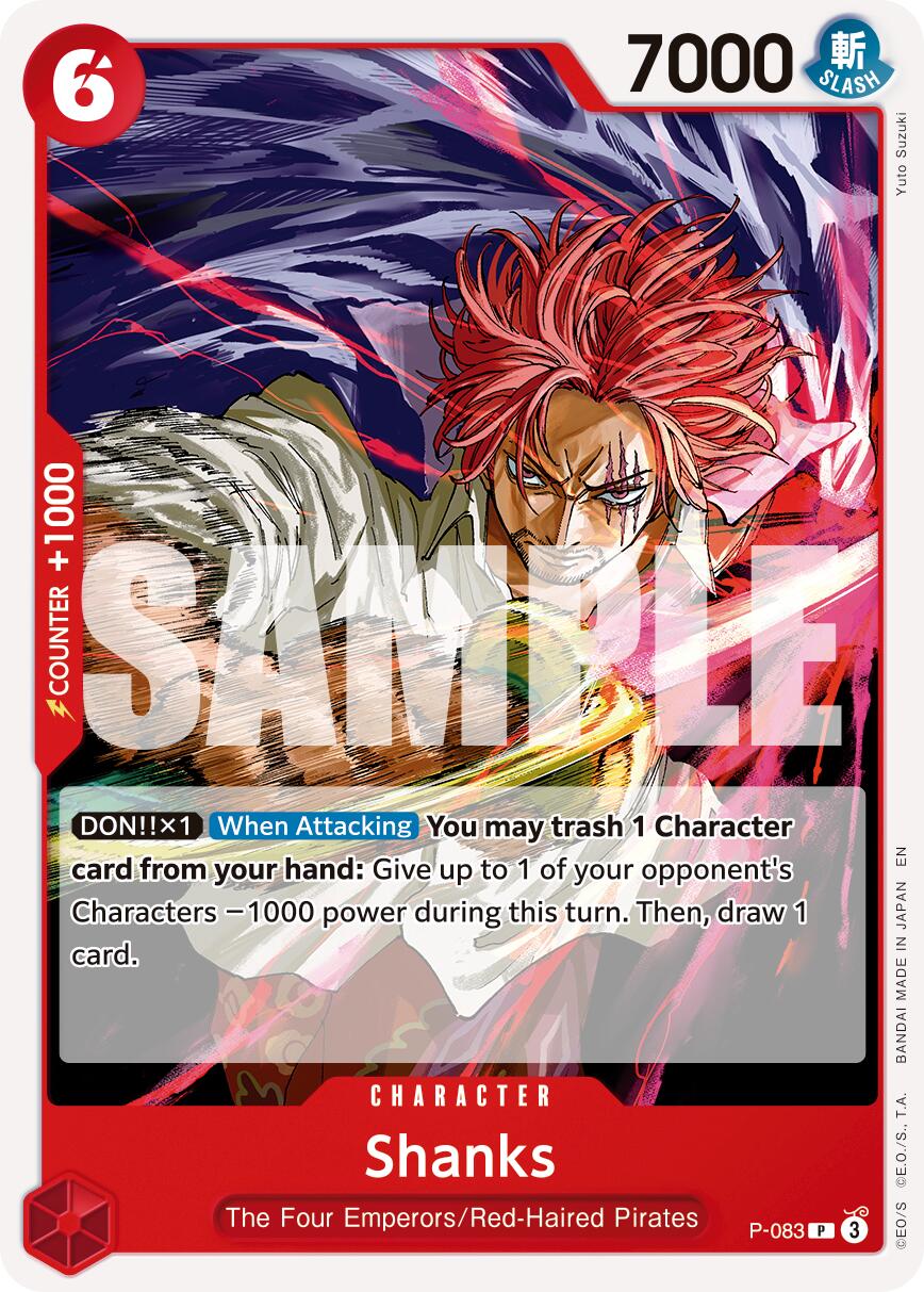 Shanks (P-083) (Reprint) [Premium Booster -The Best- Vol. 2] | Good Games Adelaide SA