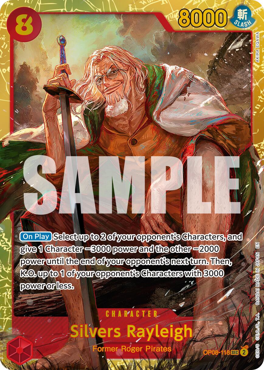 Silvers Rayleigh (OP08-118) (Reprint) [Premium Booster -The Best- Vol. 2] | Good Games Adelaide SA