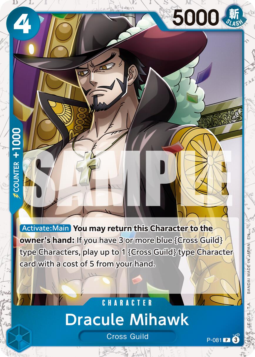 Dracule Mihawk (P-081) (Pirate Foil) [Premium Booster -The Best- Vol. 2] | Good Games Adelaide SA