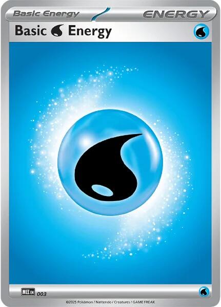Basic Water Energy - 003 [Mega Evolution Energies] | Good Games Adelaide SA