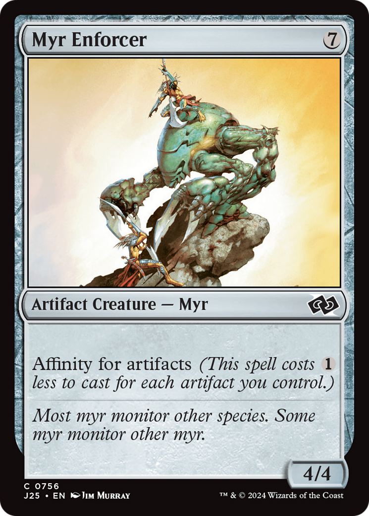 Myr Enforcer [Foundations Jumpstart] | Good Games Adelaide SA